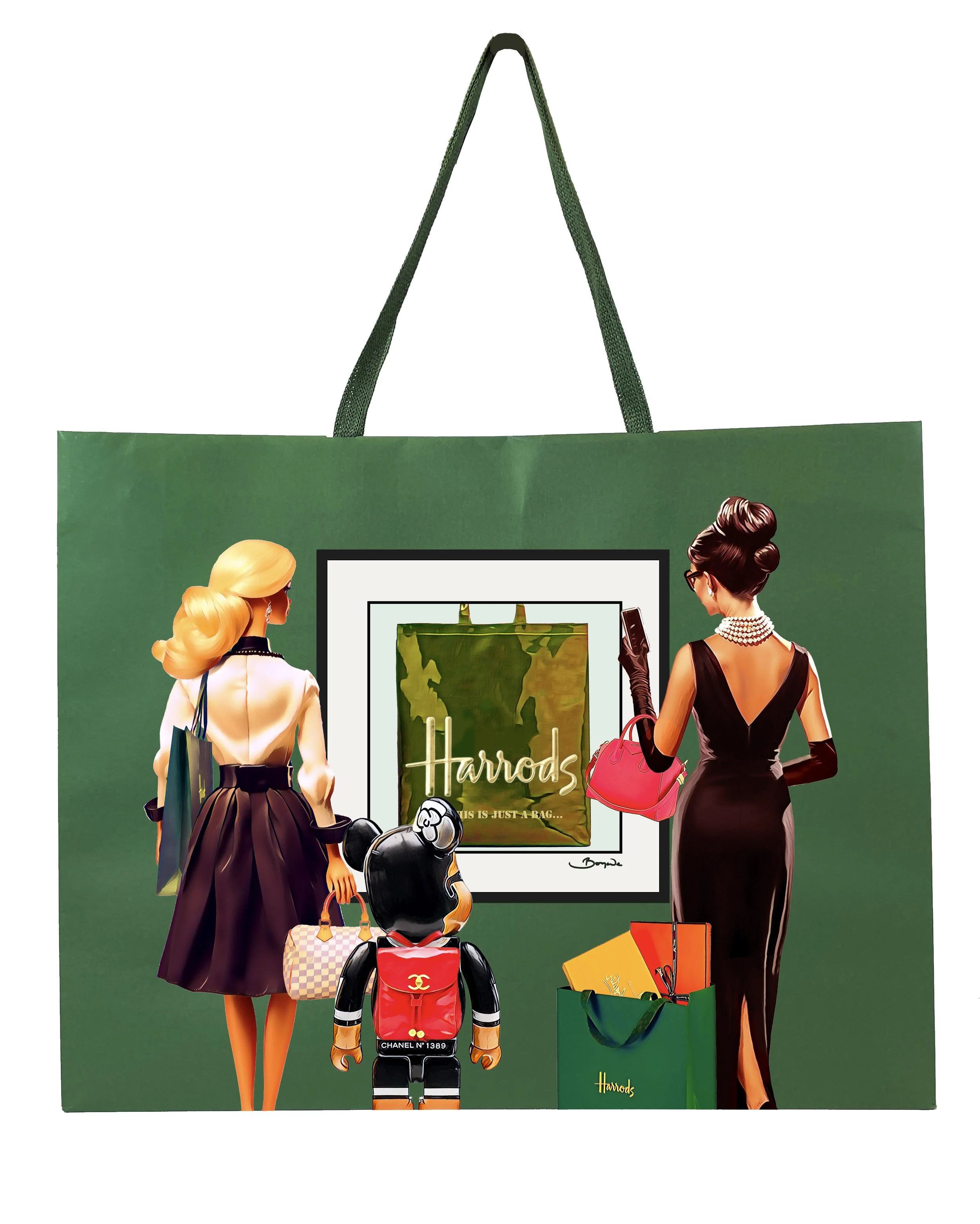 Most Wanted This Is Just a Paper Bag Harrods Limited Edition Print of 10 Boyarde